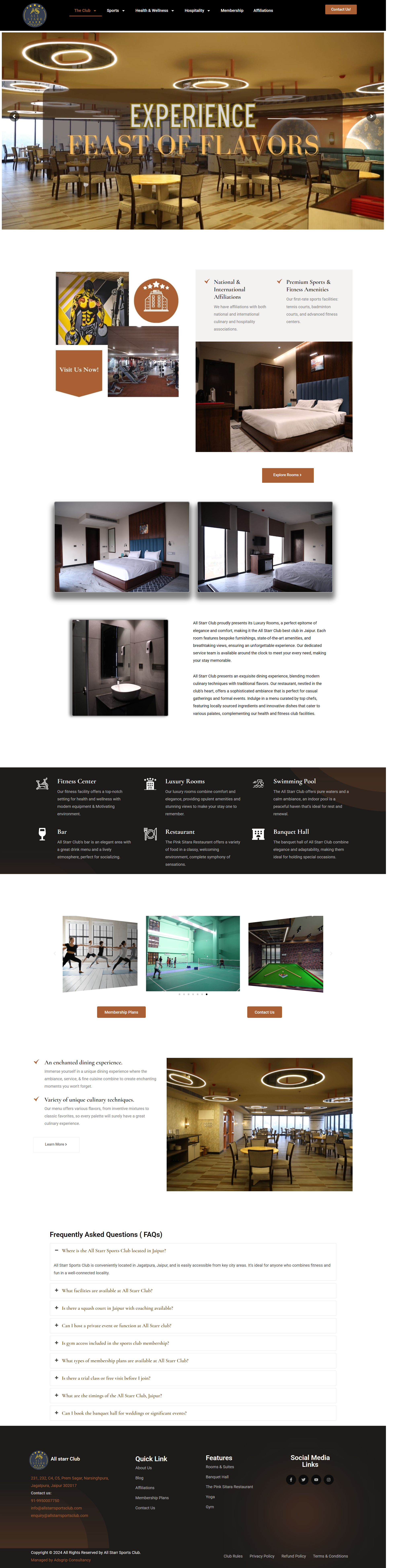 all starr sports club